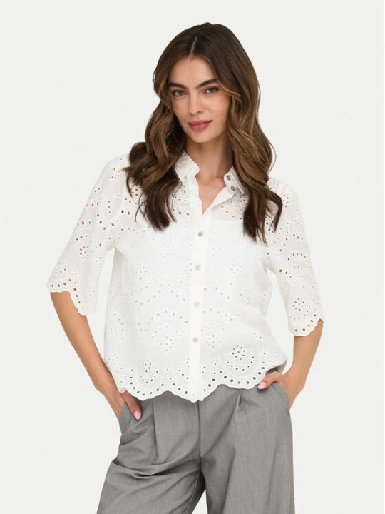 Zdjęcie produktu ONLY Koszula Valais 15351106 Kremowy Regular Fit