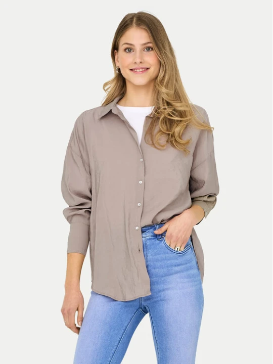 Zdjęcie produktu ONLY Koszula Zazima 15272523 Beżowy jasny Regular Fit