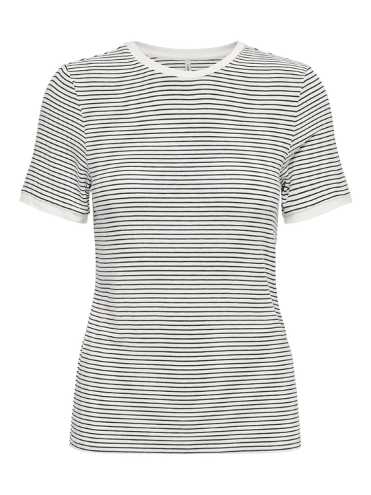 Zdjęcie produktu ONLY Koszulka w kolorze biało-czarnym rozmiar: XL