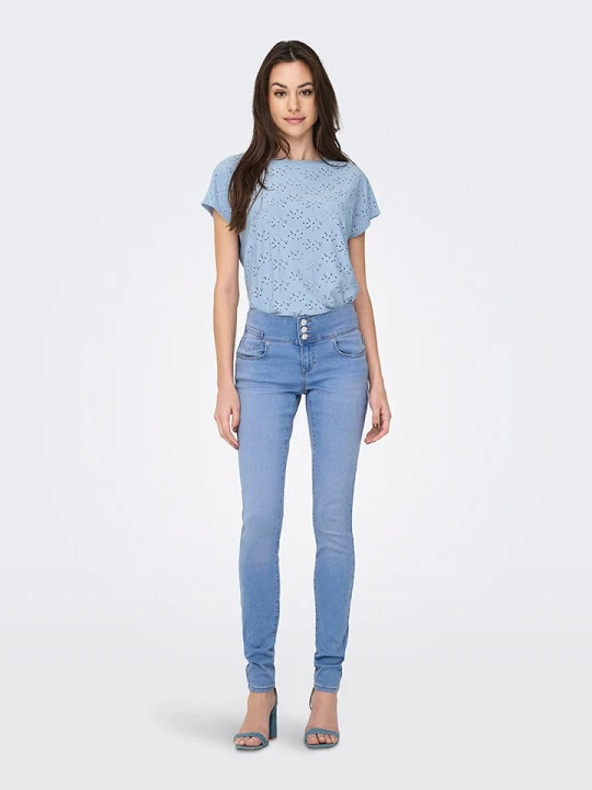 Zdjęcie produktu ONLY Koszulka w kolorze błękitnym rozmiar: M