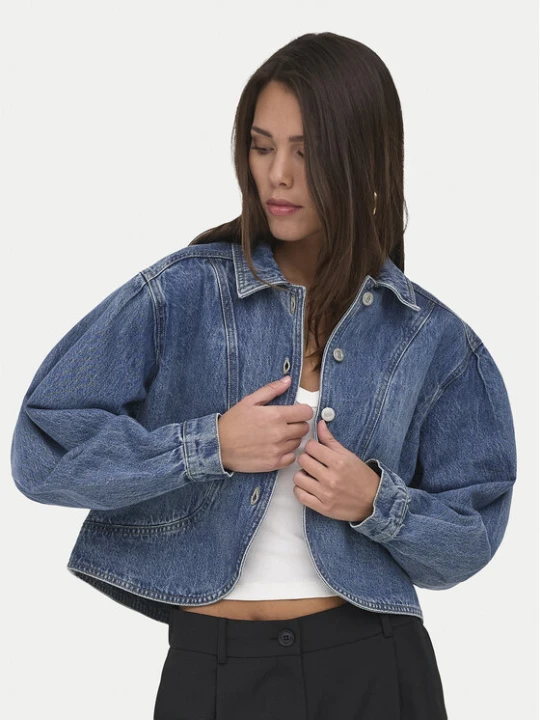 Zdjęcie produktu ONLY Kurtka jeansowa Amber 15377783 Niebieski Regular Fit