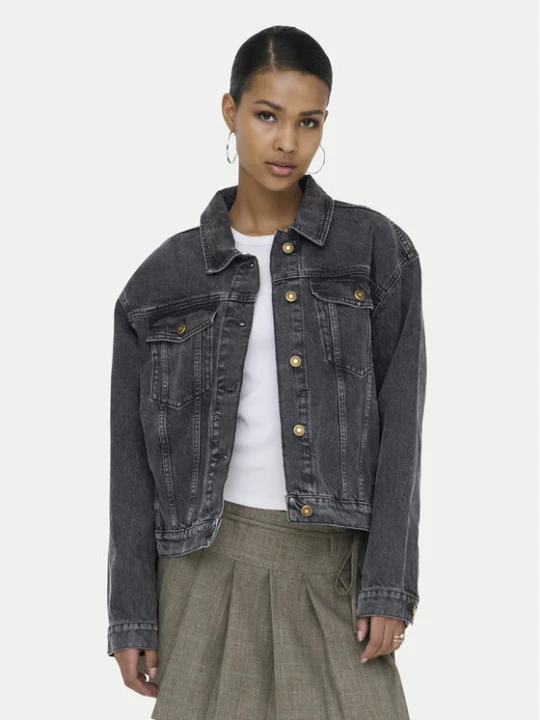 Zdjęcie produktu ONLY Kurtka jeansowa Harper 15363548 Czarny Regular Fit