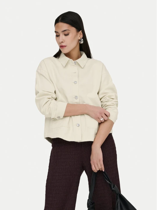 Zdjęcie produktu ONLY Kurtka jeansowa Lara 15372651 Beżowy Regular Fit
