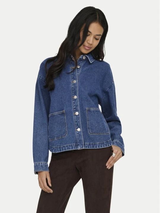 Zdjęcie produktu ONLY Kurtka jeansowa Lara 15372651 Granatowy Regular Fit