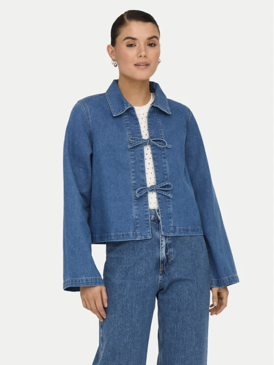 Zdjęcie produktu ONLY Kurtka jeansowa Thora 15357228 Niebieski Regular Fit