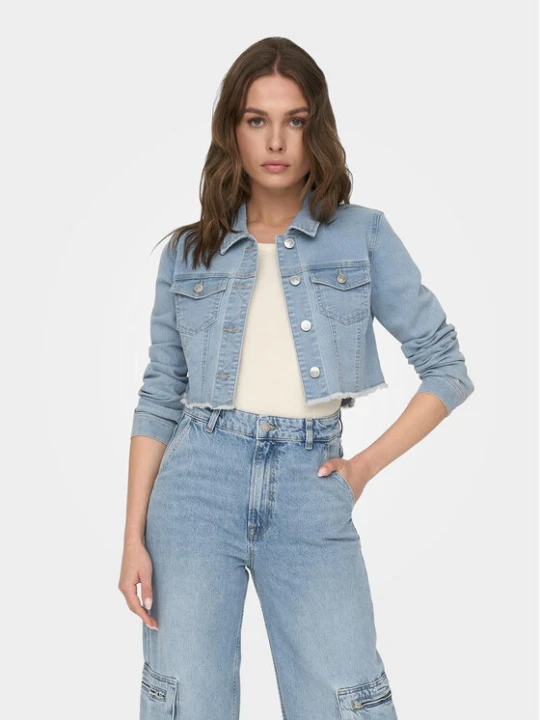 Zdjęcie produktu ONLY Kurtka jeansowa Wonder 15256098 Niebieski Regular Fit