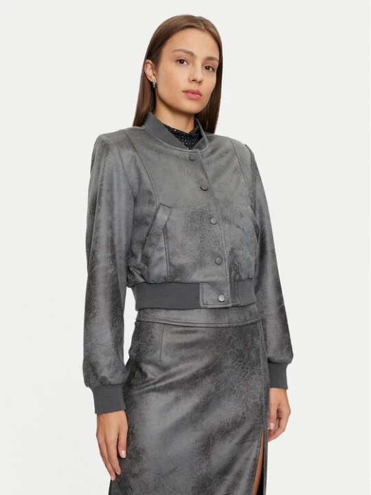 Zdjęcie produktu ONLY Kurtka z imitacji skóry Paris 15330040 Szary Regular Fit