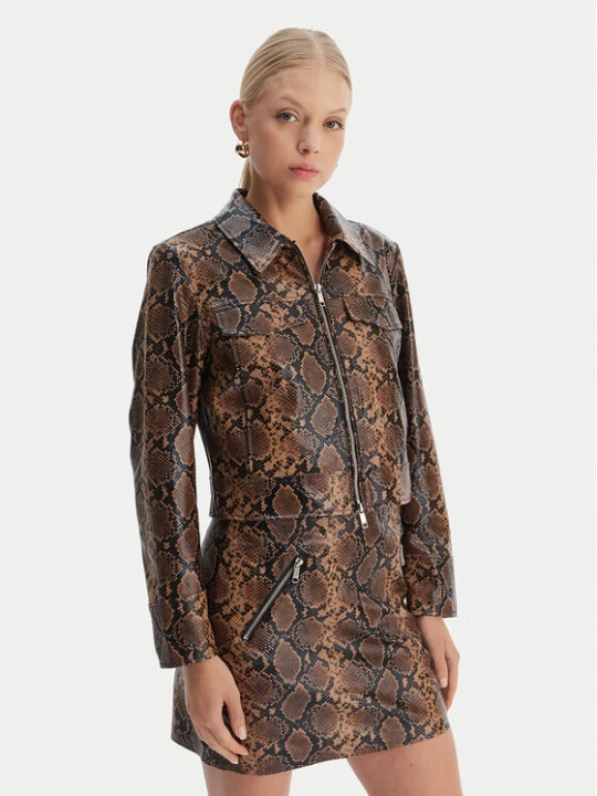 Zdjęcie produktu ONLY Kurtka z imitacji skóry Paris 15365492 Brązowy Regular Fit