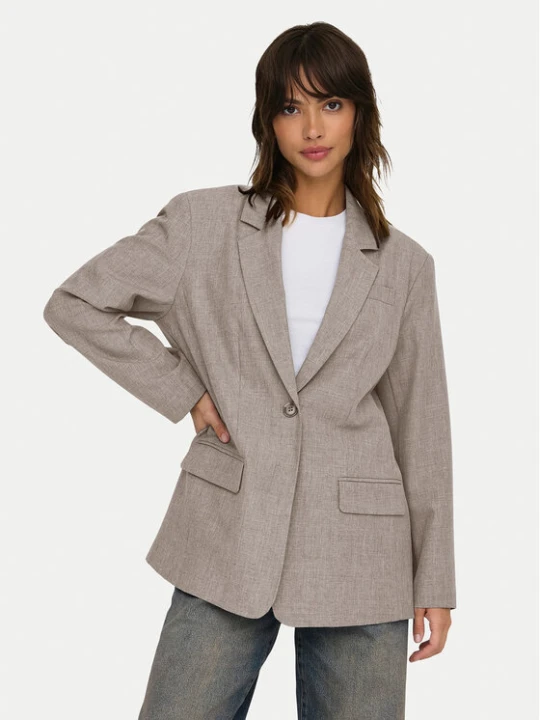Zdjęcie produktu ONLY Marynarka Linda 15328158 Beżowy Oversize