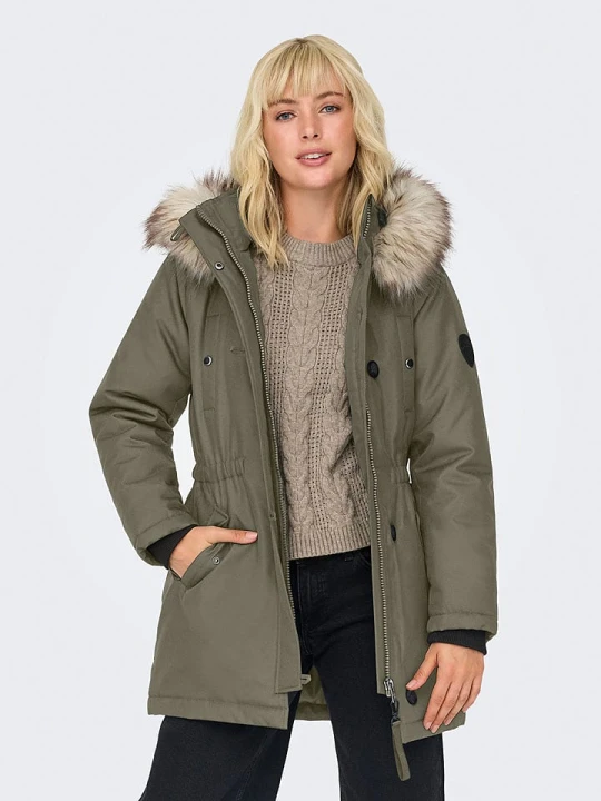 Zdjęcie produktu ONLY Parka w kolorze khaki rozmiar: S