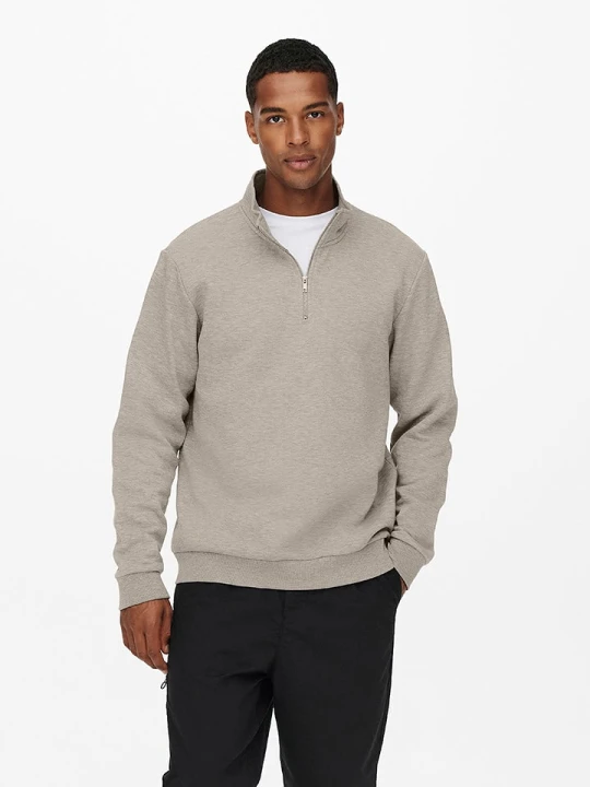 Zdjęcie produktu ONLY & SONS Bluza "Ceres" w kolorze beżowym rozmiar: S