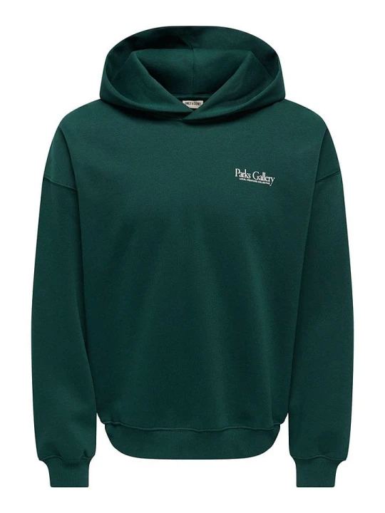 Zdjęcie produktu ONLY & SONS Bluza w kolorze ciemnozielonym rozmiar: XL