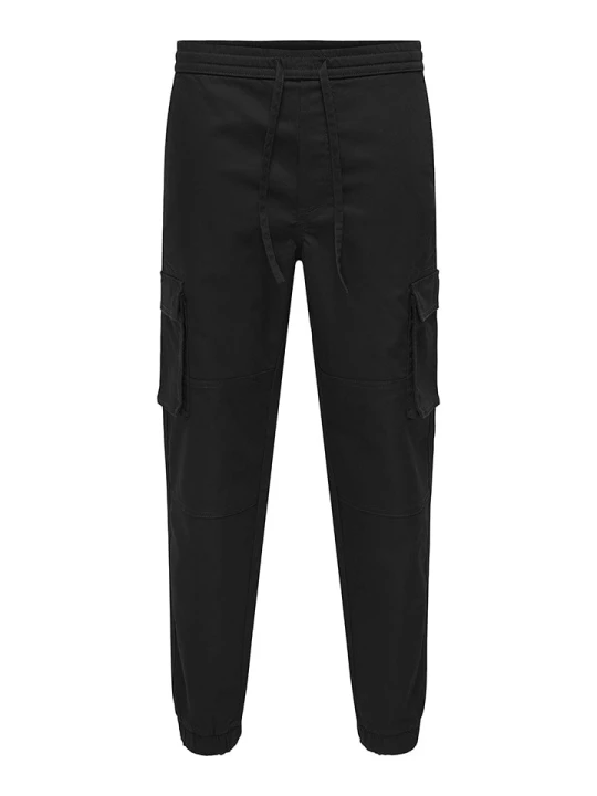 Zdjęcie produktu ONLY & SONS Bojówki "Garda" w kolorze czarnym rozmiar: M