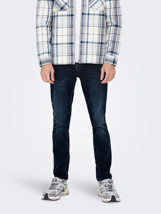 Zdjęcie produktu ONLY & SONS Dżinsy "Loom" - Slim fit - w kolorze granatowym rozmiar: W29 / L30