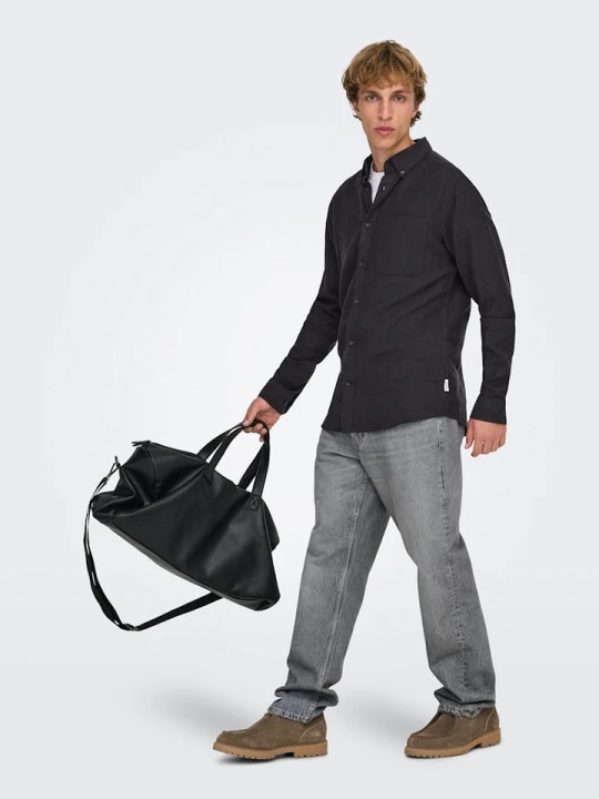 Zdjęcie produktu ONLY & SONS Dżinsy "Onsedge" - Straight fit - w kolorze szarym rozmiar: W30 / L34