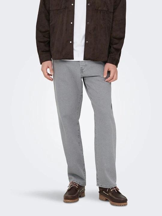 Zdjęcie produktu ONLY & SONS Dżinsy "Sedge" - Regular fit - w kolorze szarym rozmiar: W28 / L32