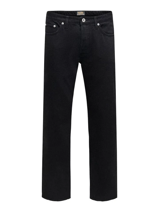 Zdjęcie produktu ONLY & SONS Dżinsy - Straight fit - w kolorze czarnym rozmiar: W33 / L34