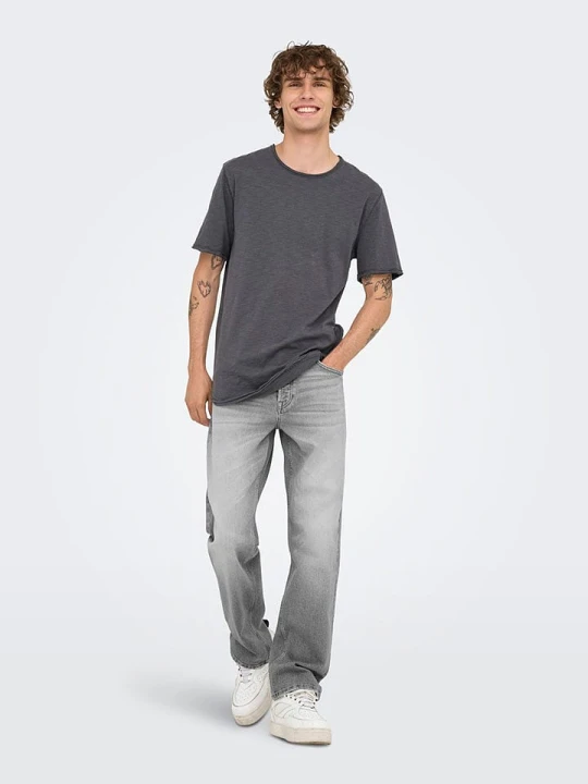 Zdjęcie produktu ONLY & SONS Dżinsy - Straight fit - w kolorze szarym rozmiar: W29 / L32