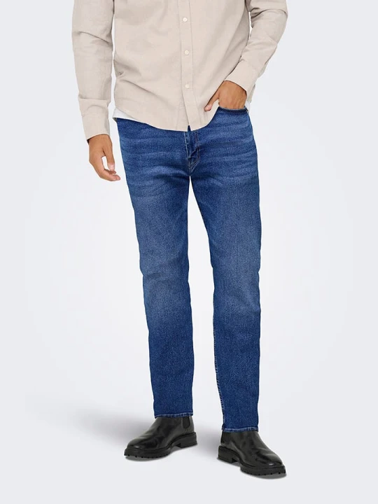 Zdjęcie produktu ONLY & SONS Dżinsy "Sweft" - Slim fit - w kolorze niebieskim rozmiar: W28 / L32