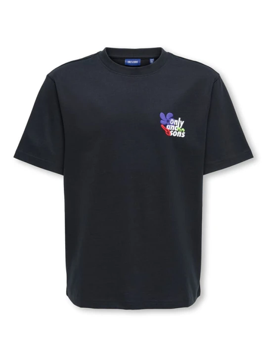 Zdjęcie produktu ONLY & SONS Junior Koszulka "Euphloric" w kolorze czarnym rozmiar: 122/128