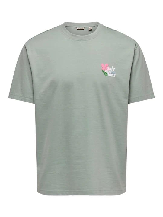 Zdjęcie produktu ONLY & SONS Junior Koszulka "Euphloric" w kolorze khaki rozmiar: 170/176