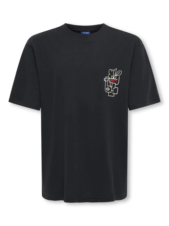 Zdjęcie produktu ONLY & SONS Junior Koszulka "Frede" w kolorze czarnym rozmiar: 122/128