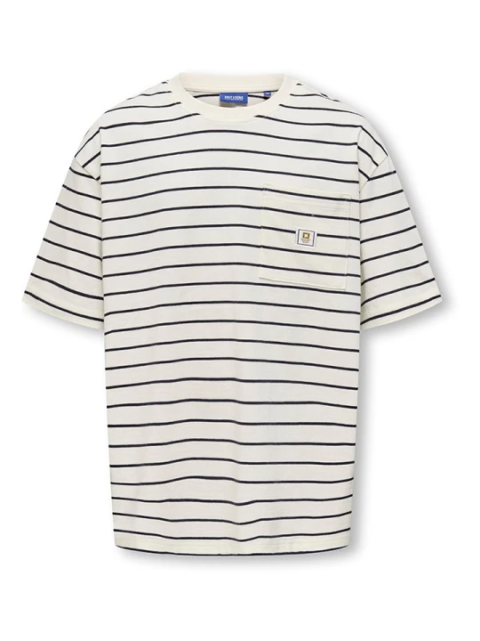 Zdjęcie produktu ONLY & SONS Junior Koszulka "Kenge" w kolorze białym rozmiar: 170/176