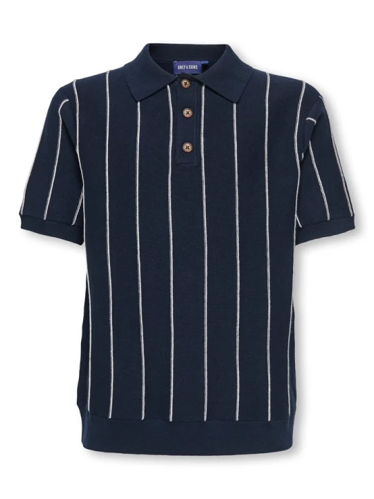 Zdjęcie produktu ONLY & SONS Junior Koszulka polo "Saim" w kolorze granatowym rozmiar: 122/128