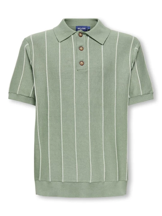 Zdjęcie produktu ONLY & SONS Junior Koszulka polo "Saim" w kolorze zielonym rozmiar: 146/152