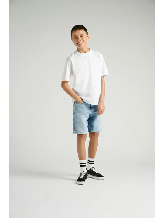 Zdjęcie produktu ONLY & SONS Junior Szorty dżinsowe "Edge" w kolorze błękitnym rozmiar: 158