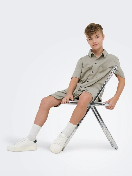 Zdjęcie produktu ONLY & SONS Junior Szorty "New" w kolorze khaki rozmiar: 152