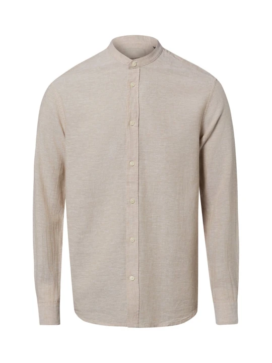 Zdjęcie produktu Only&Sons koszula codzienna z lnu Mężczyźni Slim Fit len beżowy Only & Sons
