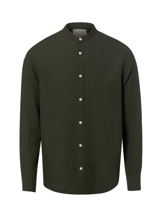 Zdjęcie produktu Only&Sons koszula codzienna z lnu Mężczyźni Slim Fit len zielony Only & Sons