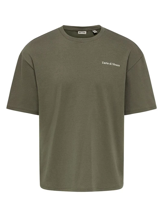Zdjęcie produktu ONLY & SONS Koszulka "Caspian" w kolorze khaki rozmiar: XL