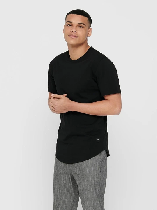 Zdjęcie produktu ONLY & SONS Koszulka "Matt" w kolorze czarnym rozmiar: XL