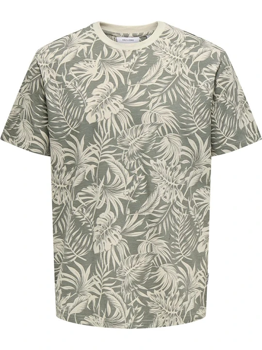 Zdjęcie produktu ONLY & SONS Koszulka "Perry" w kolorze szarym rozmiar: XL