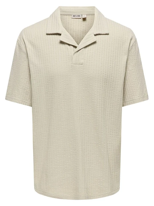 Zdjęcie produktu ONLY & SONS Koszulka polo "Onsaustin" w kolorze beżowym rozmiar: M