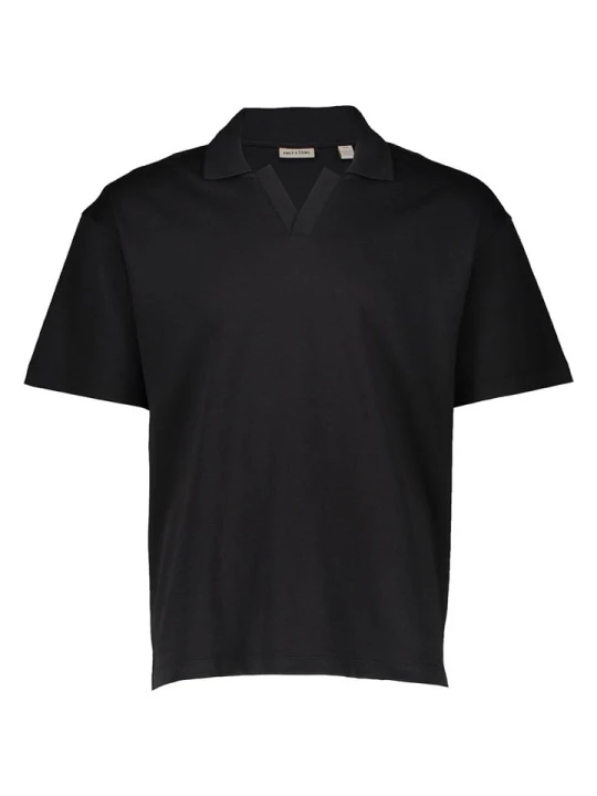 Zdjęcie produktu ONLY & SONS Koszulka polo "Onscaspian" w kolorze czarnym rozmiar: XL