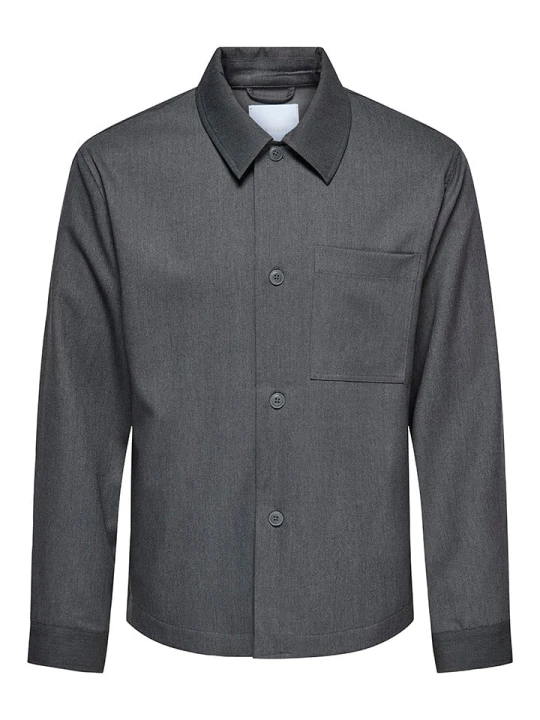 Zdjęcie produktu ONLY & SONS Kurtka koszulowa "Miro" w kolorze ciemnoszarym rozmiar: XL