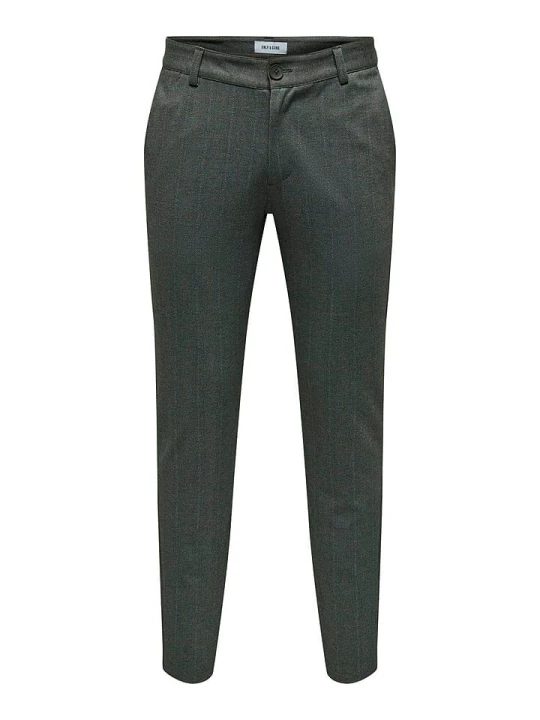 Zdjęcie produktu ONLY & SONS Spodnie chino "Mark" w kolorze ciemnozielonym rozmiar: W28/L34