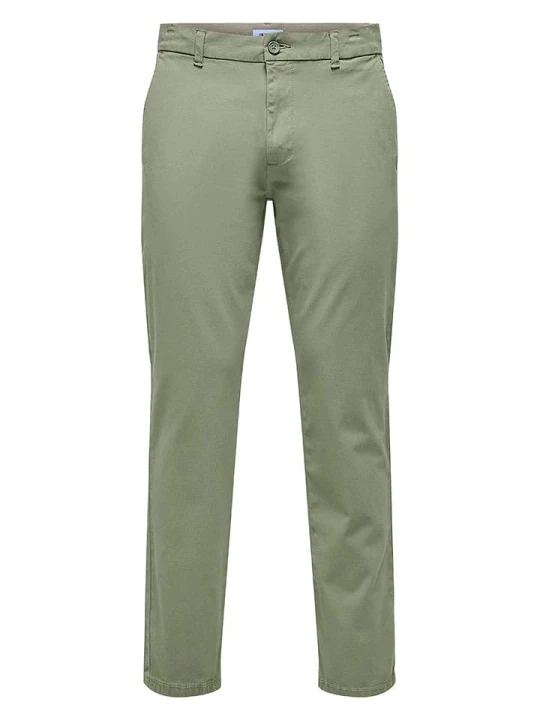Zdjęcie produktu ONLY & SONS Spodnie chino w kolorze khaki rozmiar: W32/L32