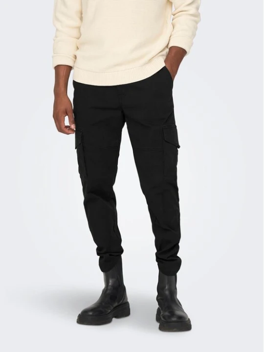 Zdjęcie produktu Only & Sons Spodnie materiałowe 22025431 Czarny Tapered Fit