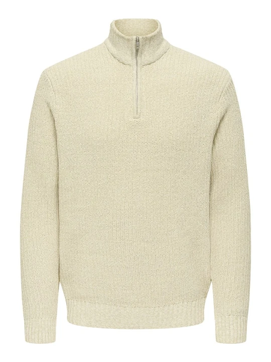 Zdjęcie produktu ONLY & SONS Sweter "Jion" w kolorze beżowym rozmiar: S