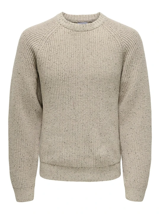 Zdjęcie produktu ONLY & SONS Sweter "Litus" w kolorze beżowym rozmiar: XL