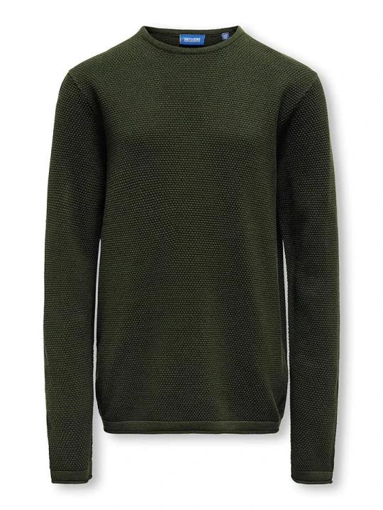 Zdjęcie produktu Only&Sons Sweter "Panter" w kolorze khaki rozmiar: 122/128 Only & Sons