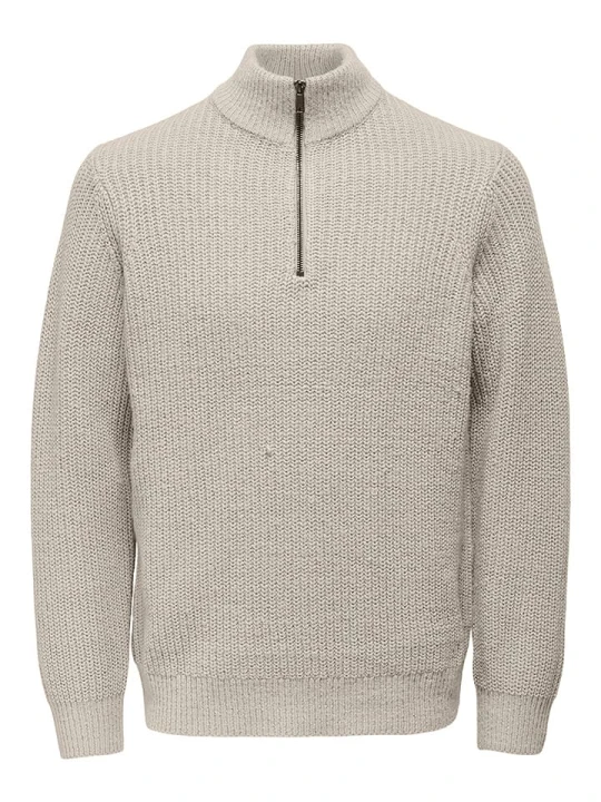Zdjęcie produktu ONLY & SONS Sweter "Rolf" w kolorze beżowym rozmiar: XXL