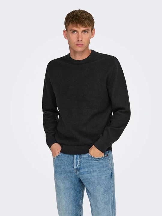 Zdjęcie produktu ONLY & SONS Sweter "Tony" w kolorze czarnym rozmiar: XL