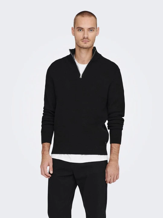 Zdjęcie produktu ONLY & SONS Sweter w kolorze czarnym rozmiar: XXL