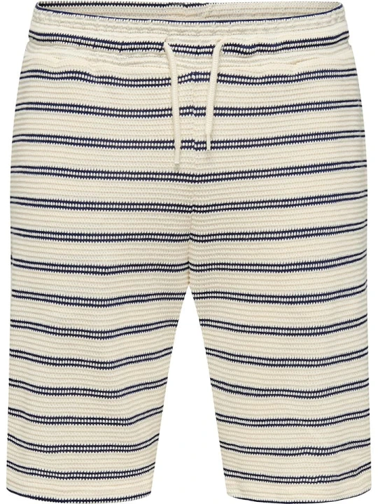 Zdjęcie produktu ONLY & SONS Szorty dresowe "Ian" w kolorze granatowo-kremowym rozmiar: XL