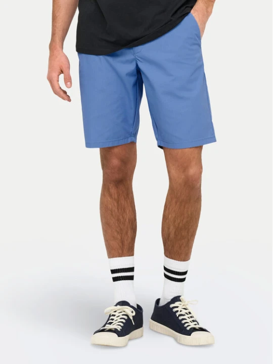 Zdjęcie produktu Only & Sons Szorty materiałowe Skal 22034682 Niebieski Slim Fit